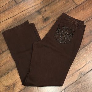 CODE BLUE Size 14 Women’s Brown Western Bootcut